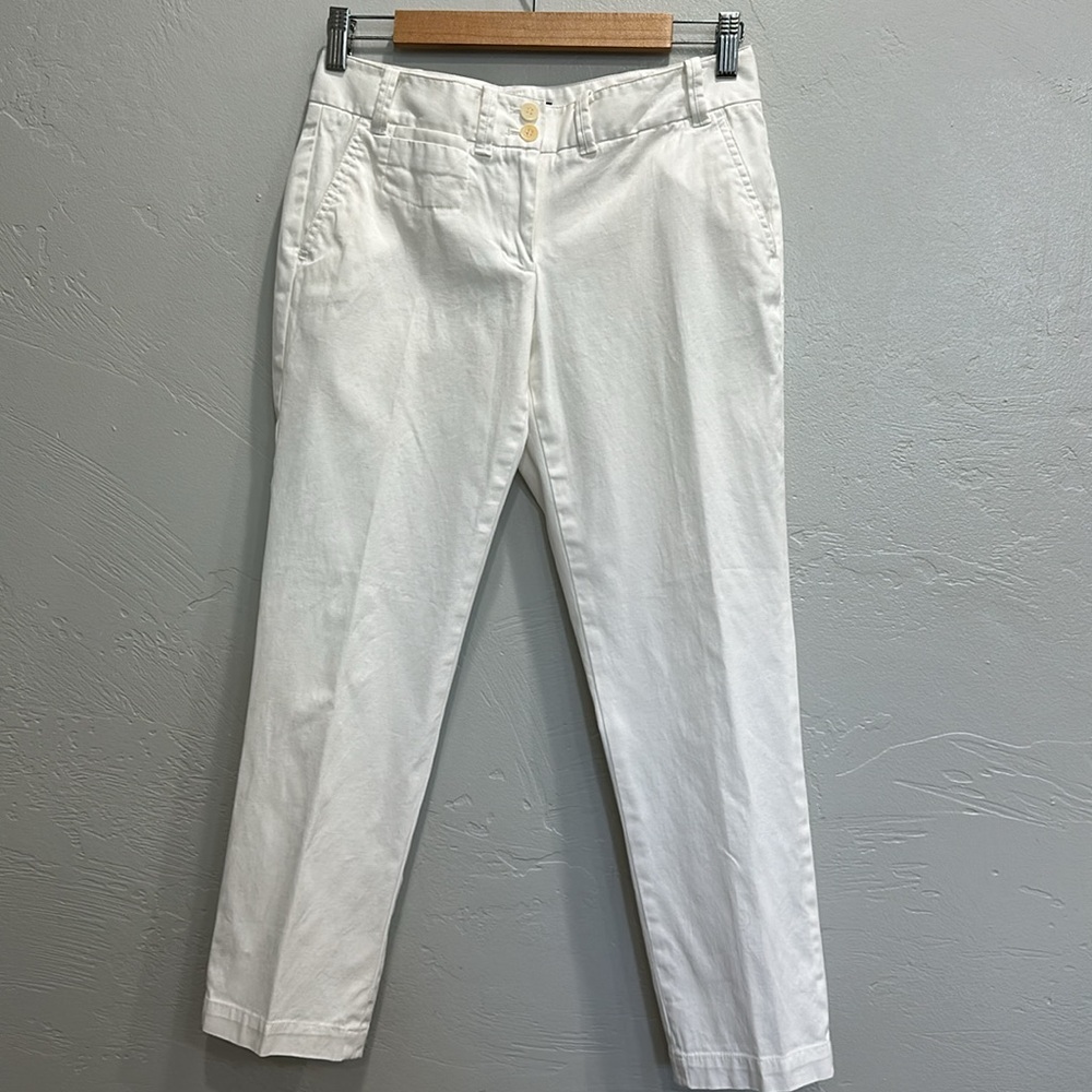 TALBOTS SIGNATURE WHITE PANTS SIZE 2P
